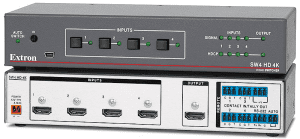 Mira Connect controls Extron video switchers