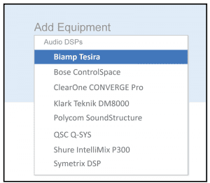 Add equipment within Mira Portal