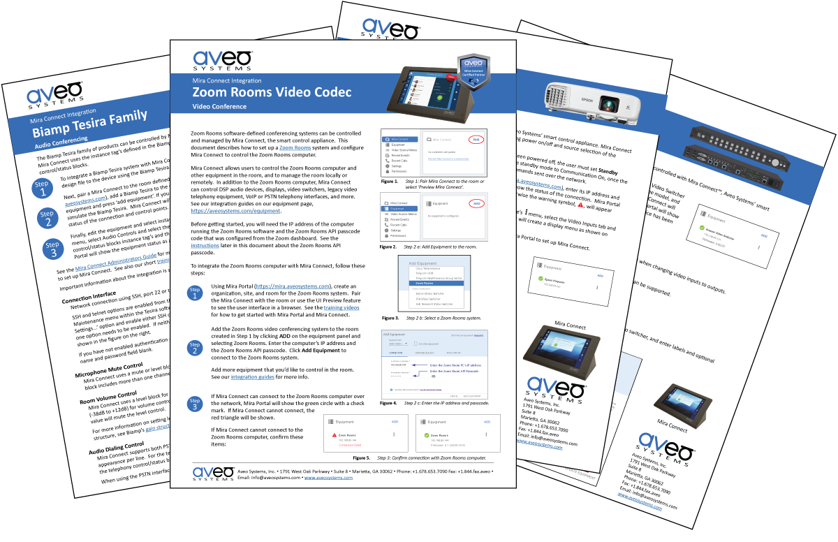 Aveo Systems Resources for Mira Connect