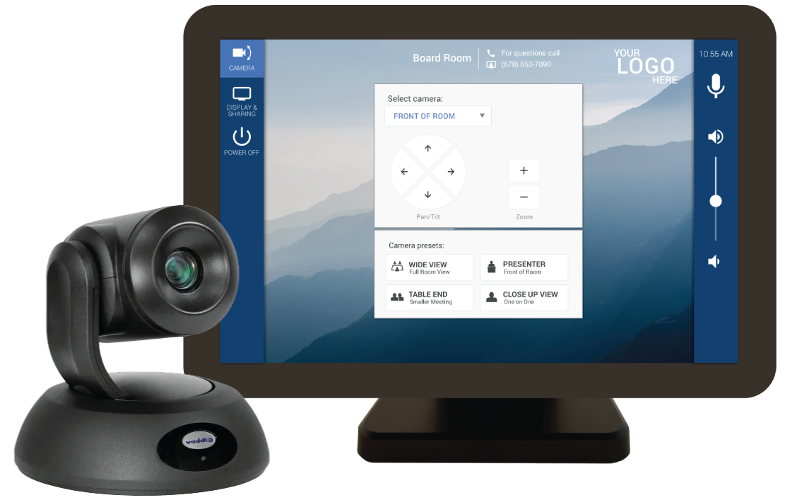Control Vaddio RoboSHOT cameras with Mira Connect AV control system
